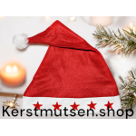 Kerstmuts met led sterren