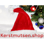 Luxe kerstmuts rood
