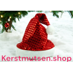 Kerstmuts rode pailletten