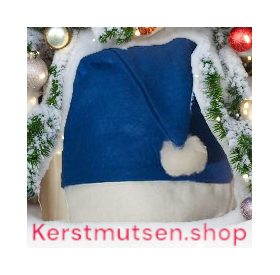 Kerstmuts blauw