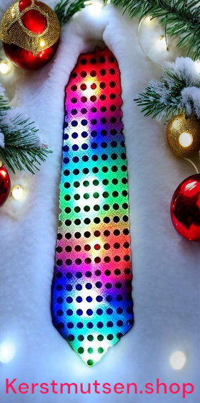 Kerst strik multicollor