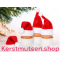 Kerstmuts voor op het ei