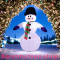 Opblaasbare sneeuwpop 2.40 M